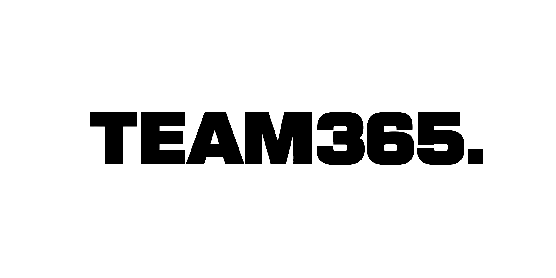 TEAM365. primary wordmark in black